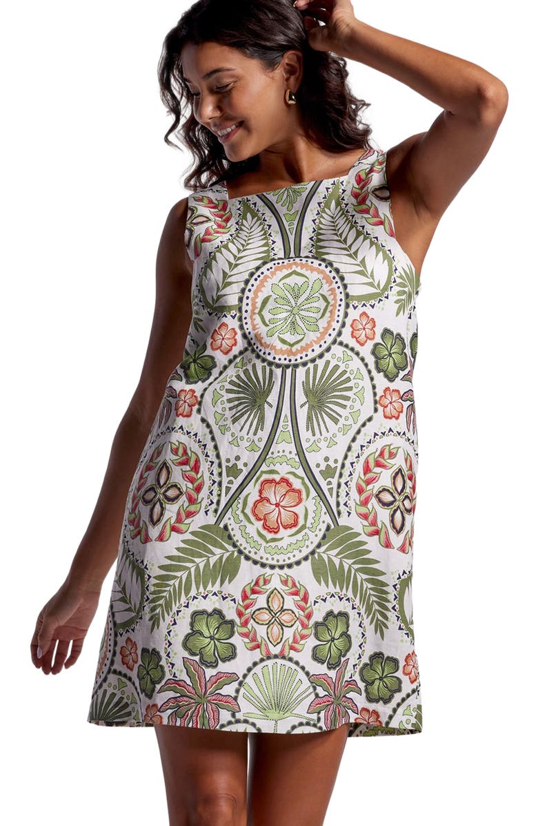 Tori Richard Bazaar Rita Shift Dress, Alternate, color, 