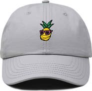 Dalix Pineapple Embroidered Dad Hat