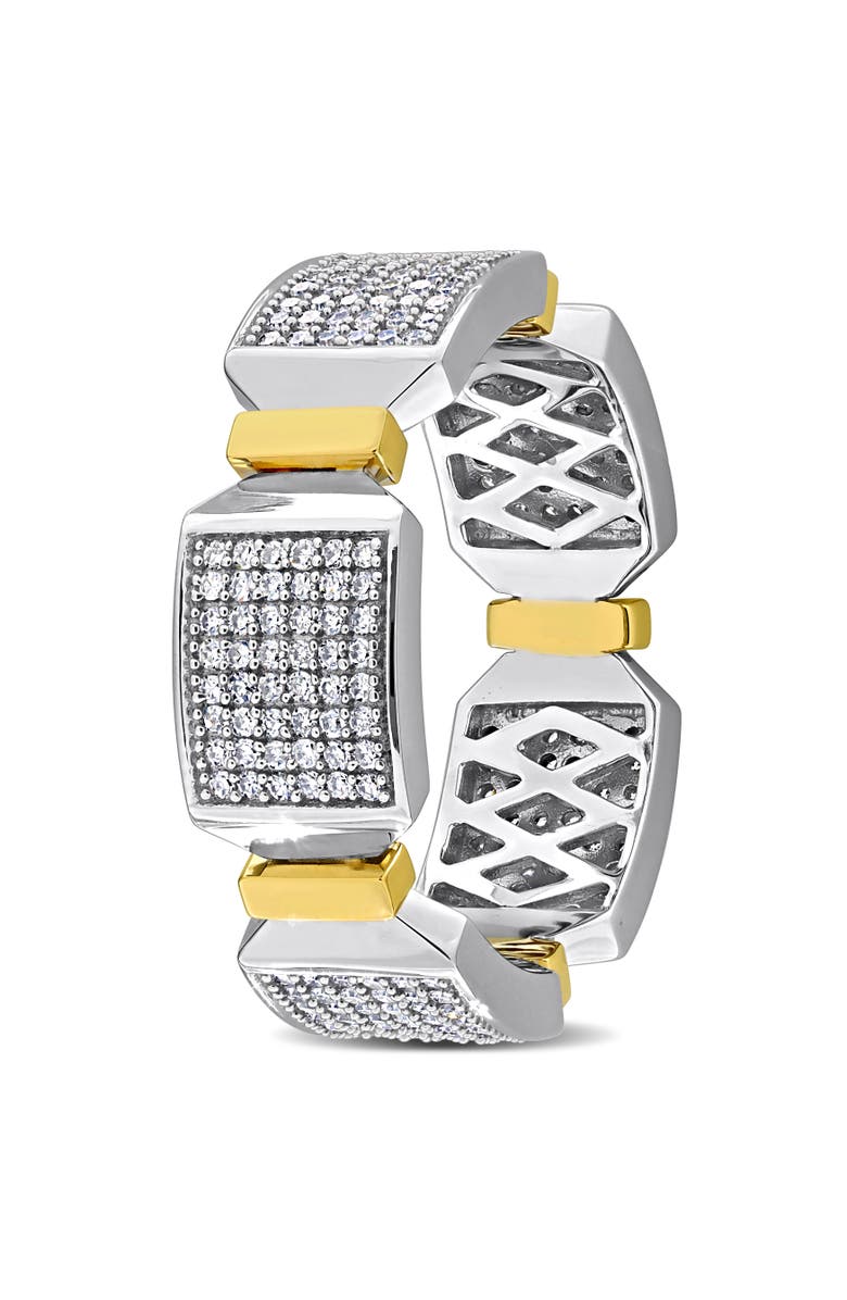 Julianna B. Men's Diamond Band Ring 14k Two-Tone, Alternate, color, 14K Two-Tone Gold