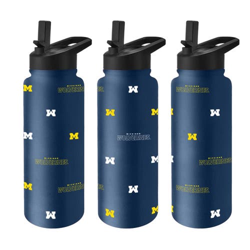Logo Brands Michigan Wolverines 34oz. Steep And Repeat Quencher Bottle