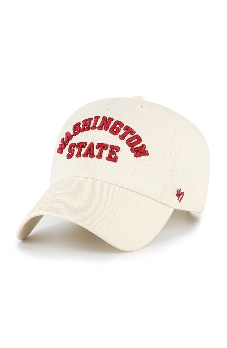 '47 Men's '47 Sand Washington State Cougars Vault Clean Up Adjustable Hat, Main, color, Sand