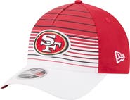 New Era Men's New Era White/Scarlet San Francisco 49ers Adventure Gradient 9FORTY M-Crown A-Frame Adjustable Hat