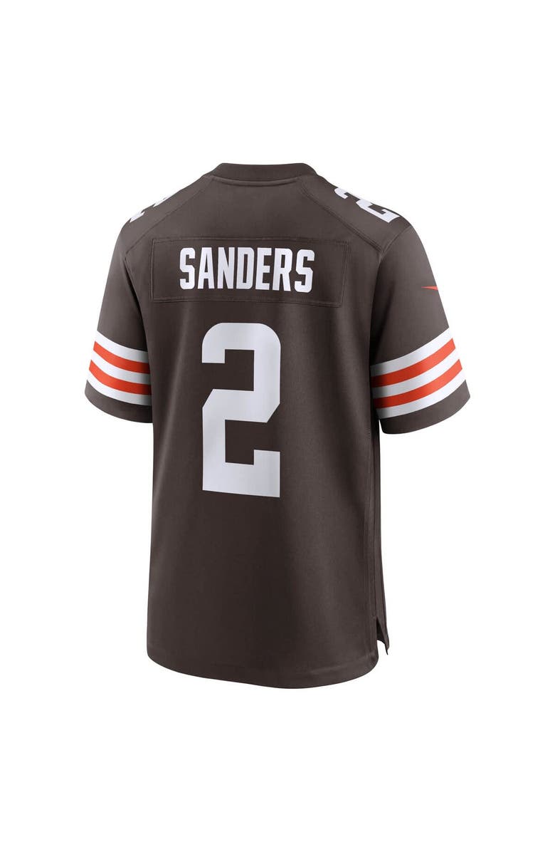Nike Men's Nike Shedeur Sanders Brown Cleveland Browns Game Jersey, Alternate, color, Brown