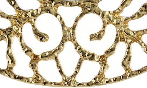Olivia Welles Fond Of Filigree Drop Earrings In Gold