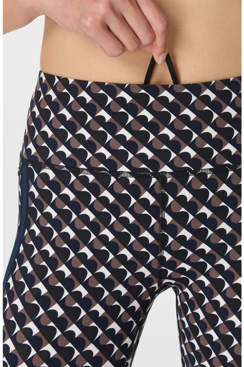 Geo Print Side Stripe Leggings, Alternate, color, BLACK BAUHAUS PRINT
