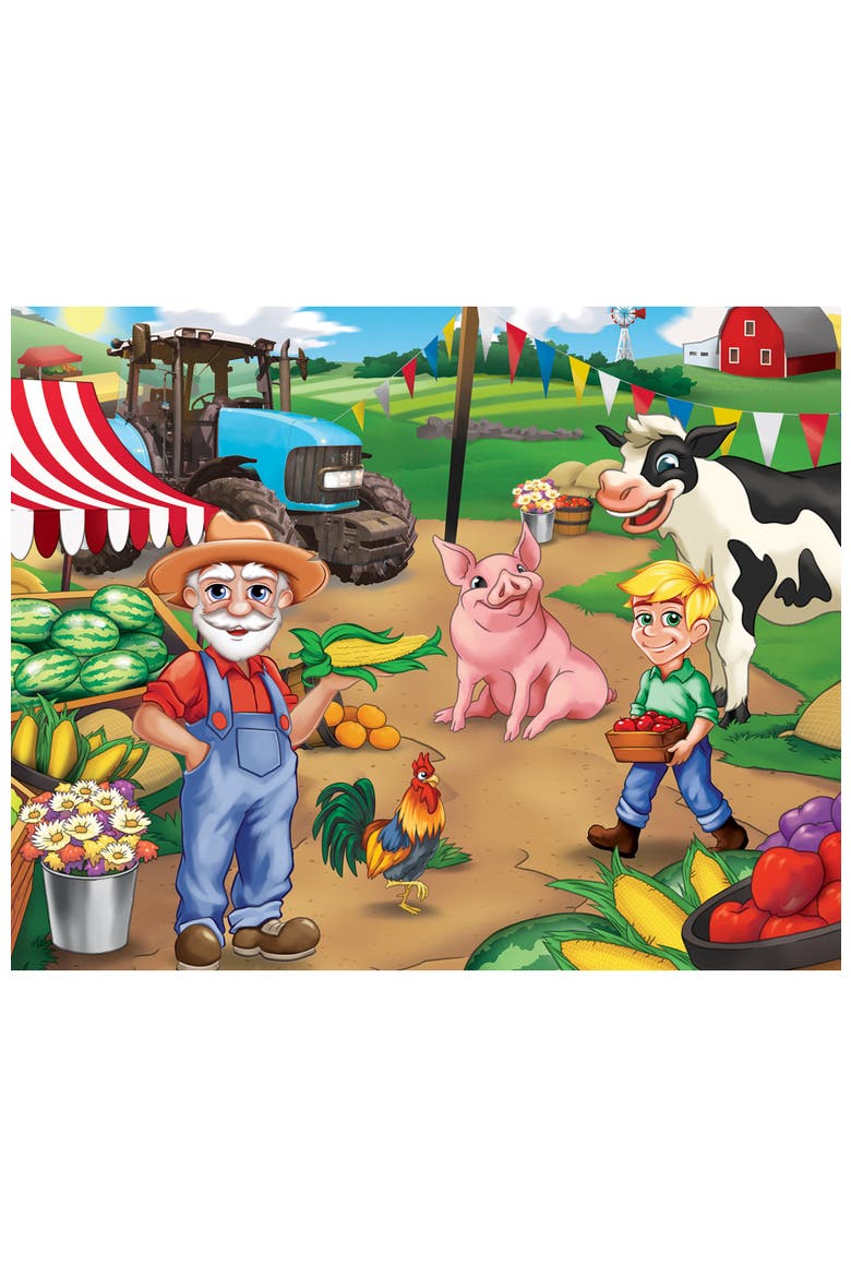 Old MacDonald 100pc Puzzles 4-Pack, Alternate, color, Multicolor