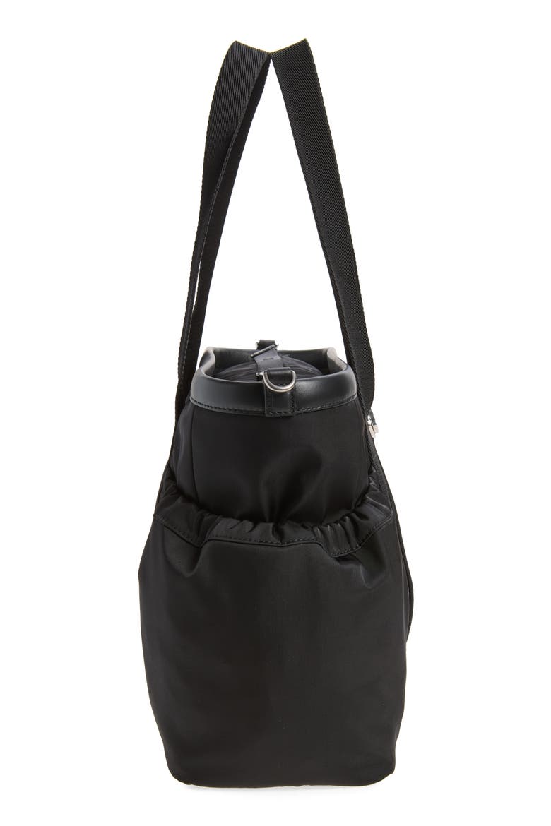 Mommy Nylon Diaper Bag, Alternate, color, BLACK