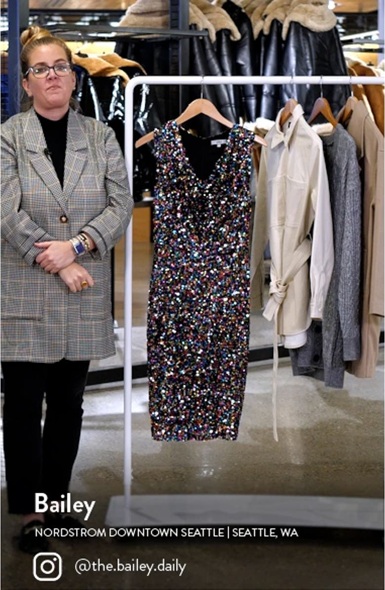 Sequin Sheath Dress, sales video thumbnail