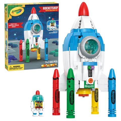 Crayola Rocketship Building Set