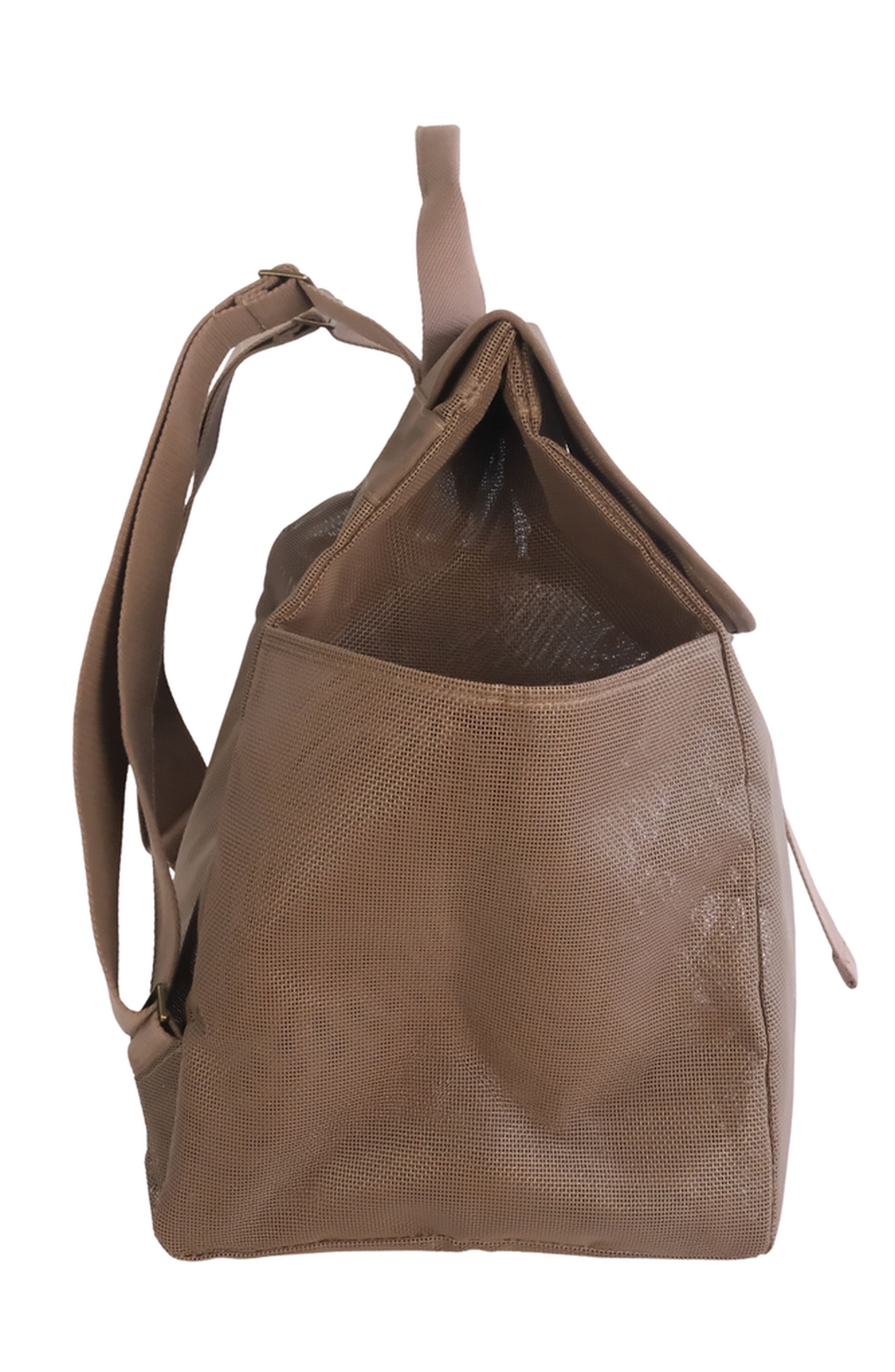 Sande Beach Hauler Mesh Backpack, Alternate, color, Espresso