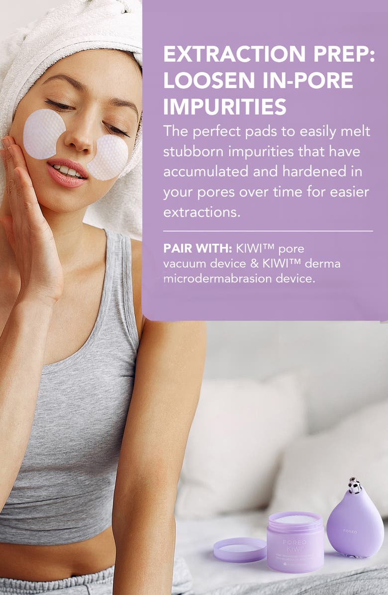 FOREO KIWI Pore Minimizing Toner Pads 60 pc, Alternate, color, NO COLOR