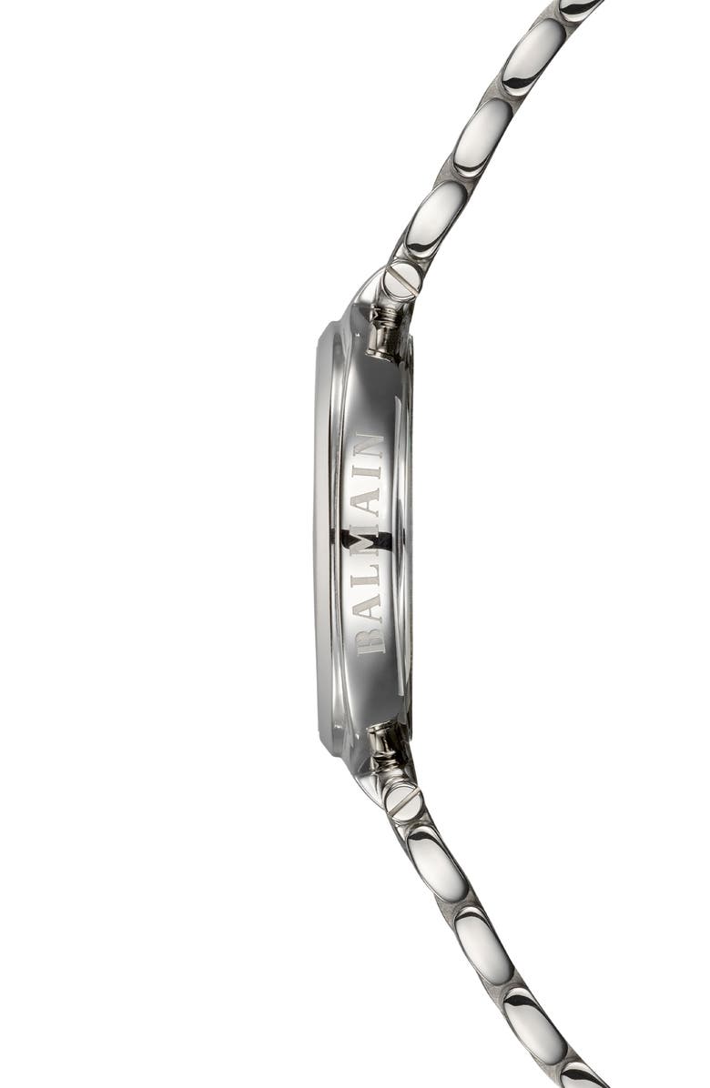 BALMAIN WATCHES Haute Elegance Oval Bracelet Watch, 26mm x 31.7mm, Alternate, color, Stainless Steel