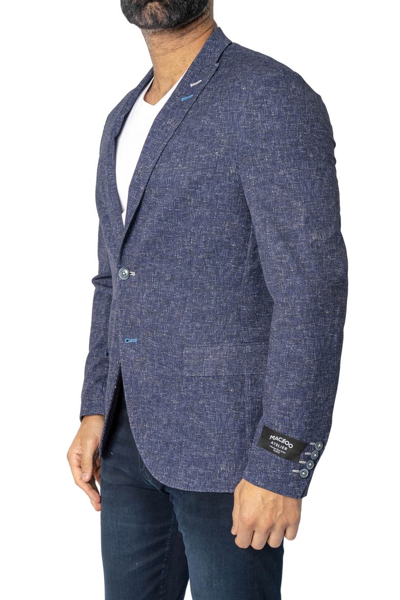Descartes Unconstructed Nazarene Blue Blazer, Alternate, color, BLUE