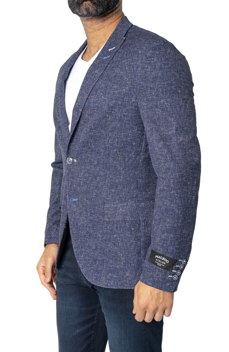 Maceoo Descartes Unconstructed Nazarene Blue Blazer, Alternate, color, Blue