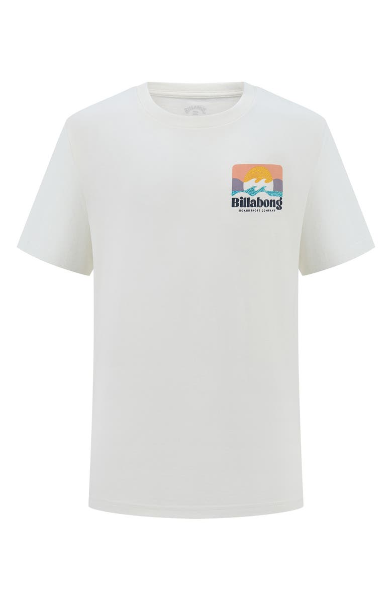 Billabong Kids' Sunsetter Cotton Jersey Graphic T-Shirt, Main, color, Off White