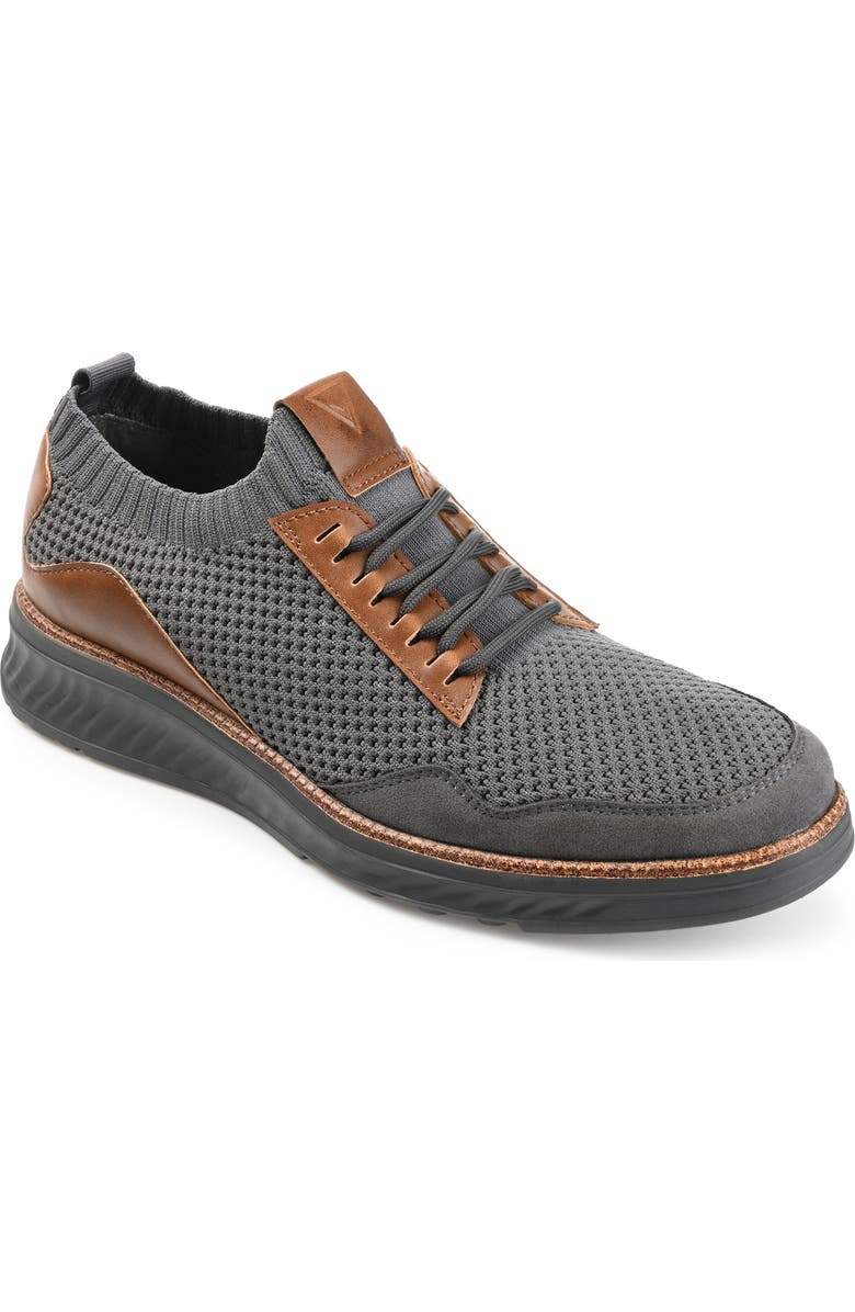 VANCE CO Julius Knit Casual Dress Shoe, Main, color, Grey