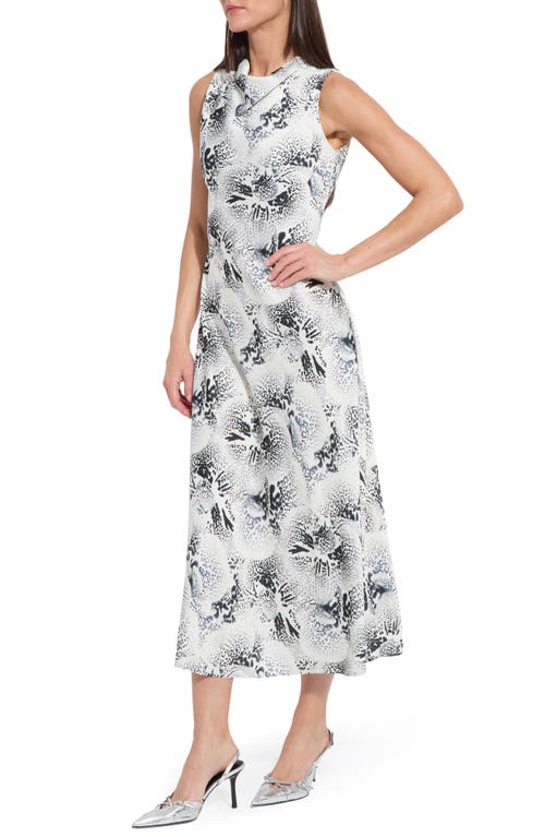 Lyssé Lysse Anaya Crystal Hammered Satin Dress In White