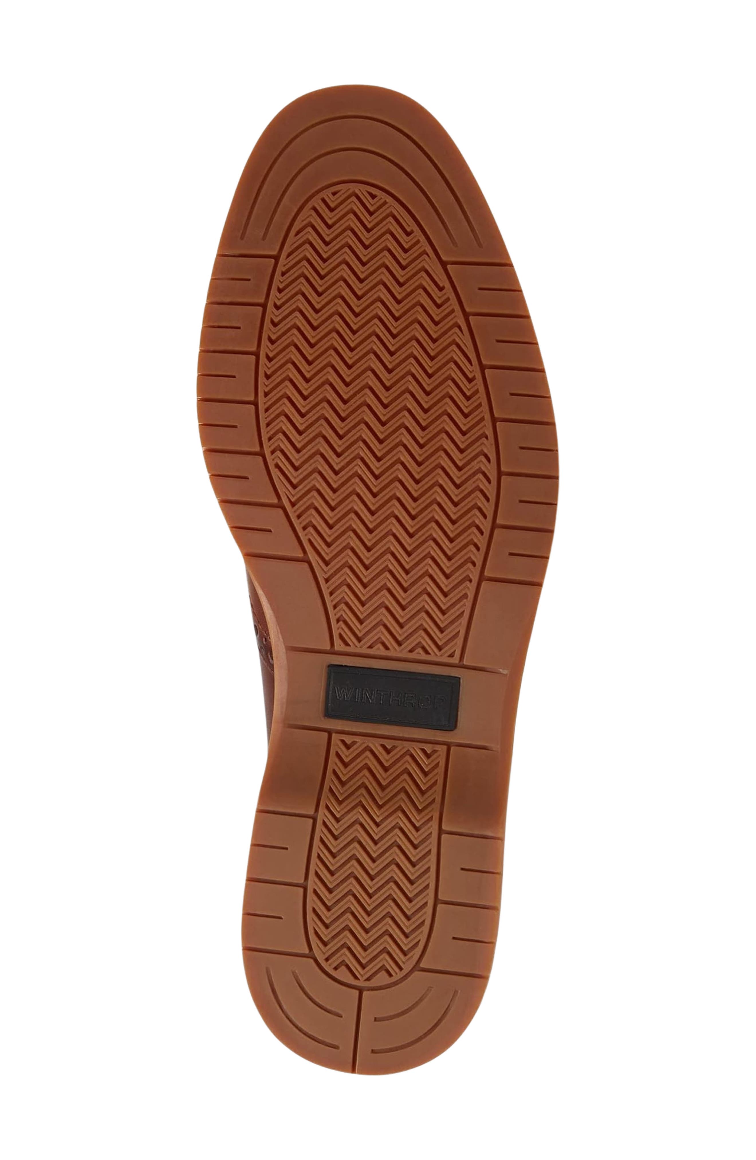 WINTHROP Pelton Wingtip Derby, Alternate, color, Brandy