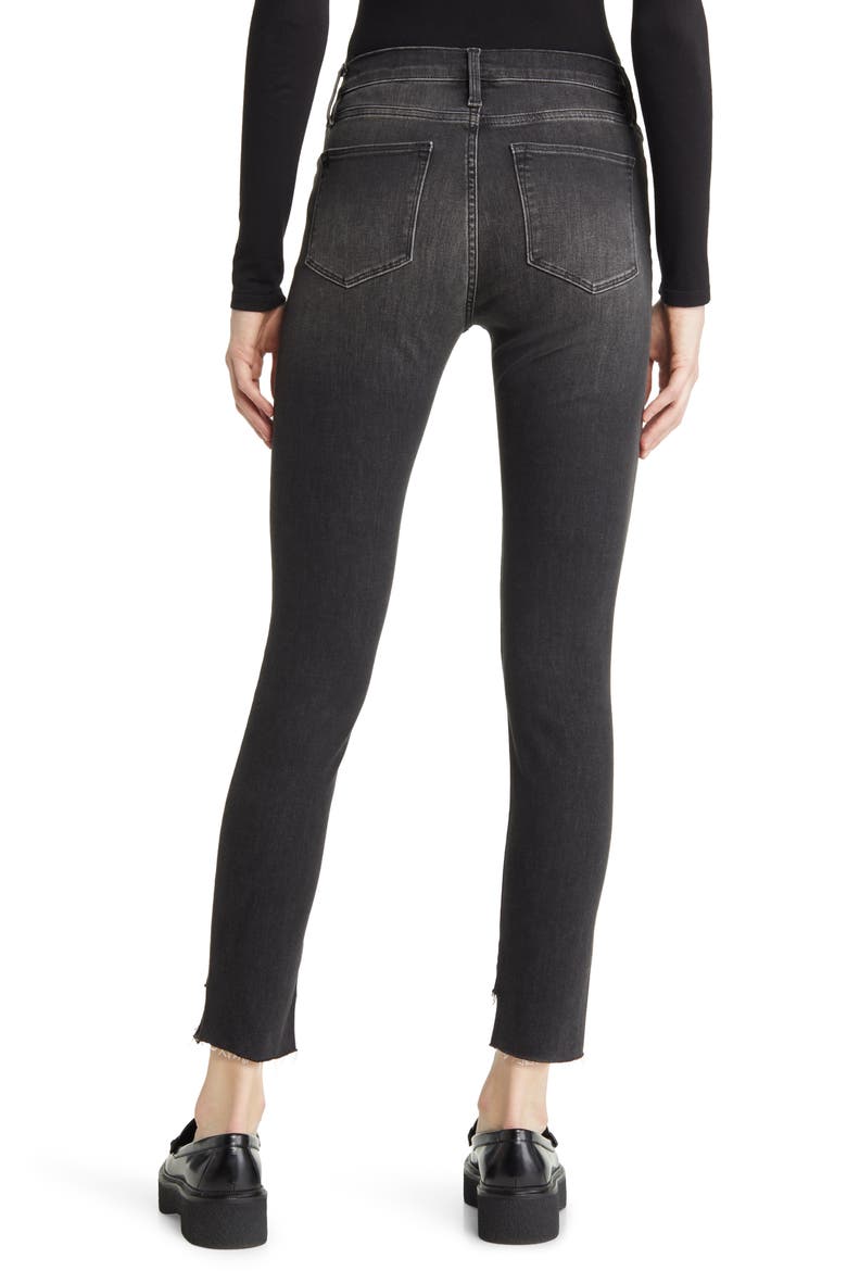 Le High Step Hem Ankle Skinny Jeans, Alternate, color, TINSLEY