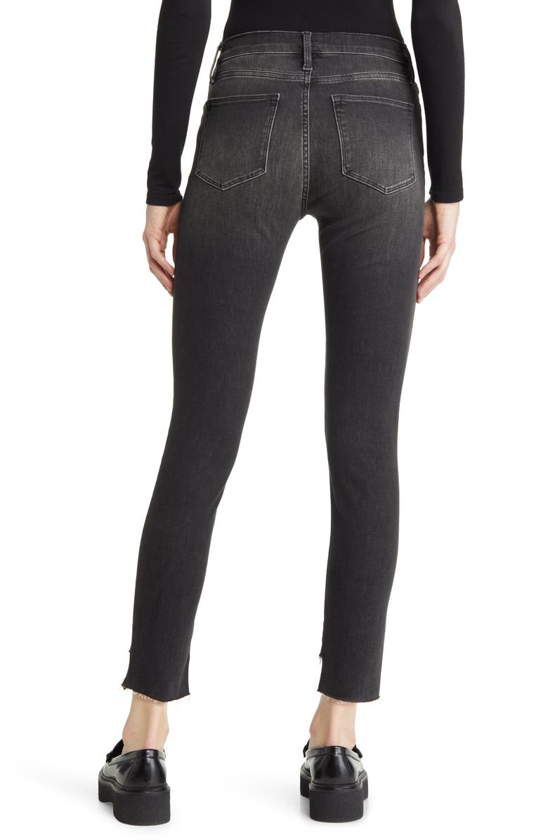 FRAME Le High Step Hem Ankle Skinny Jeans, Alternate, color, 