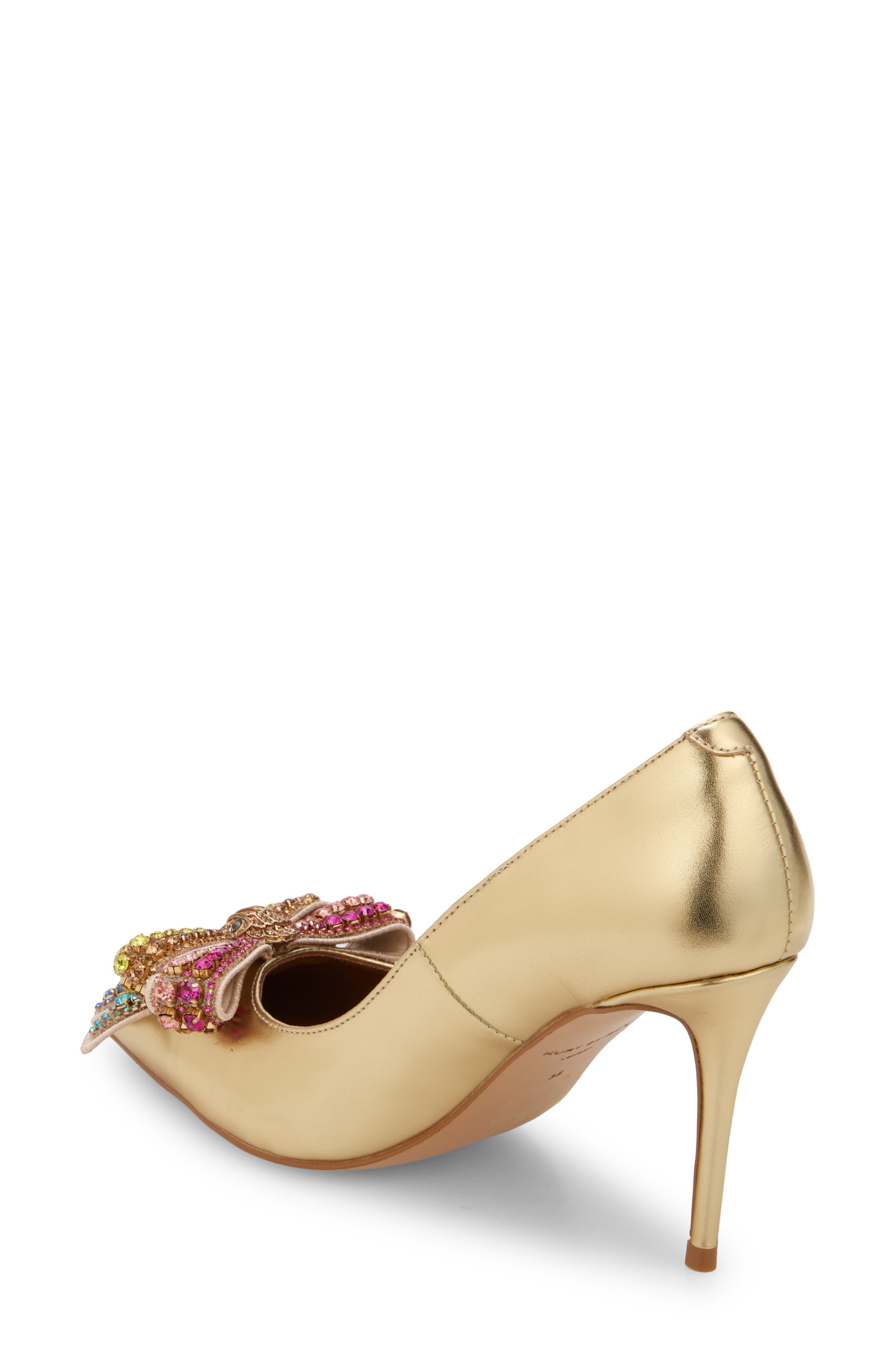 Kurt Geiger London Belgravia Bow Pointed Toe Pump, Alternate, color, 