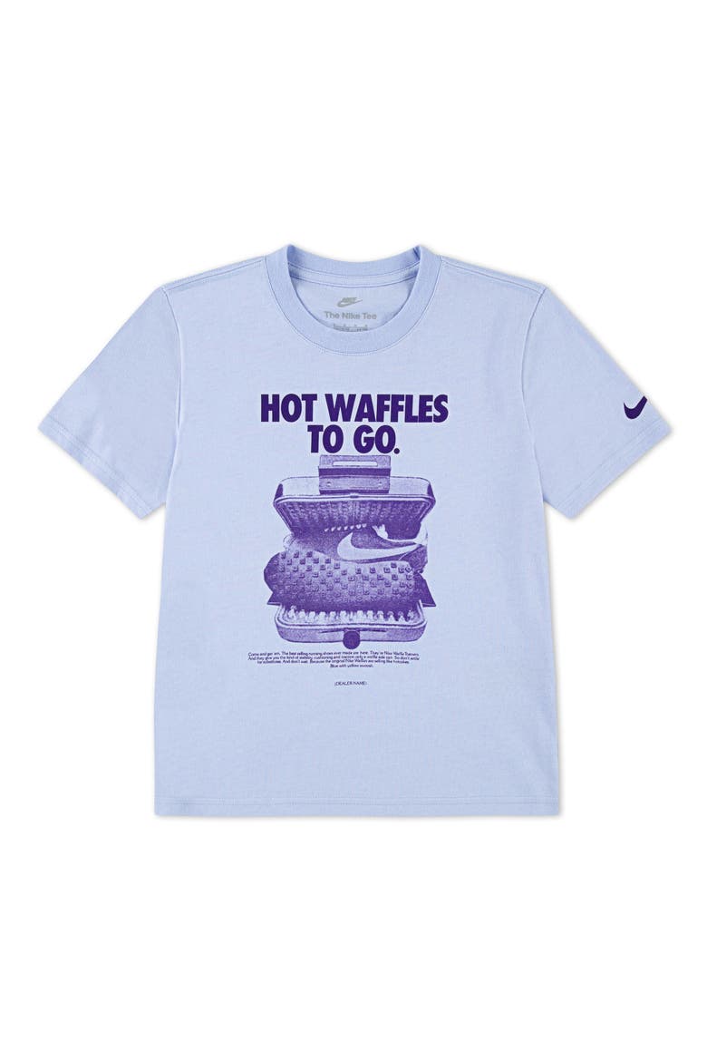 Kids' Waffles to Go Graphic T-Shirt, Main, color, GHOST