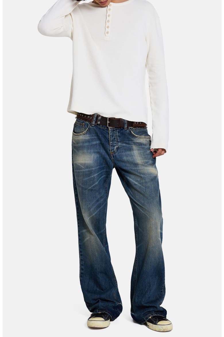 Jude Flare Leg Jeans, Alternate, color, DENIM