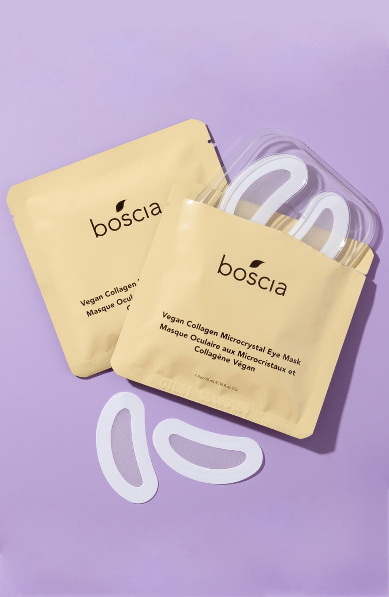 Boscia Vegan Collagen Microcrystal Eye Mask, Alternate, color, 