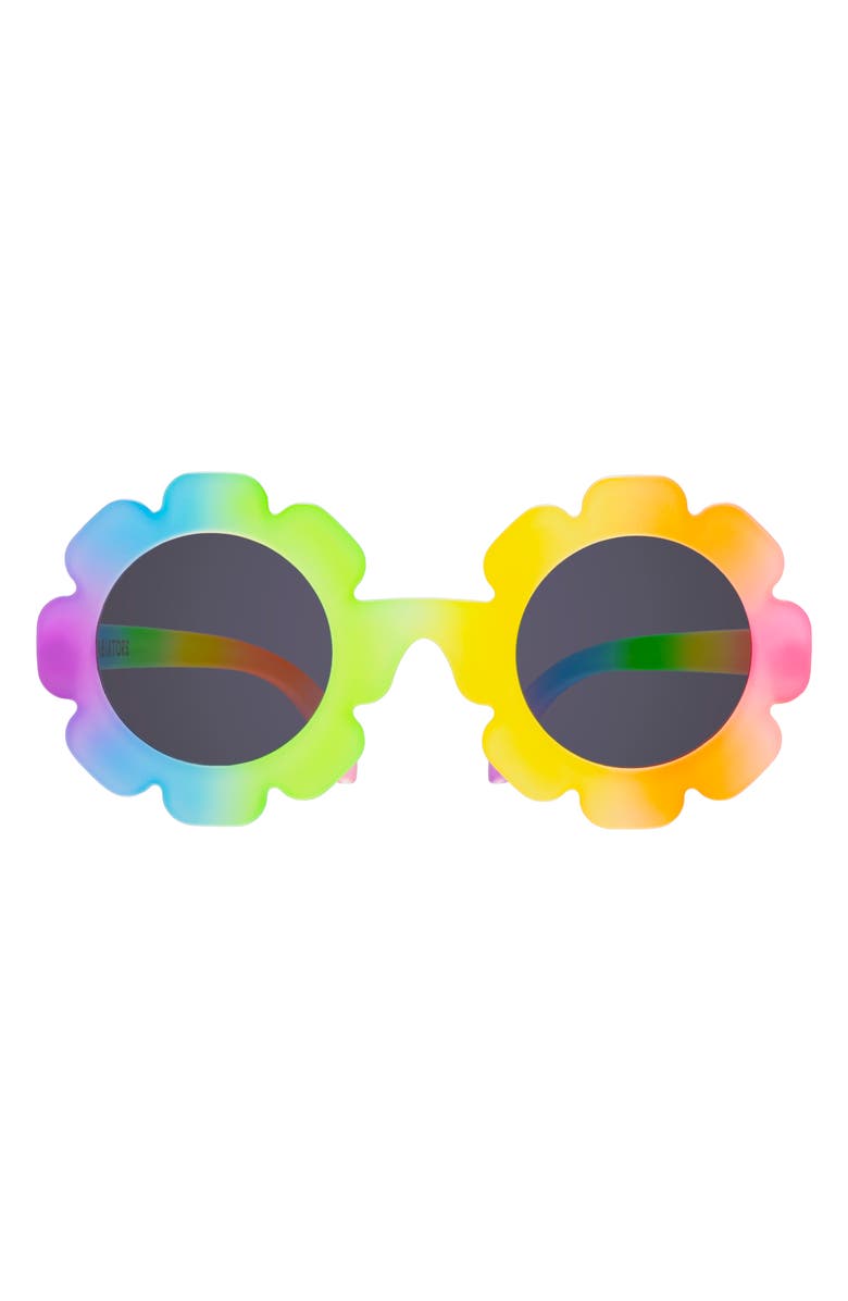 Babiators Kids' Flower Power Sunglasses, Alternate, color, Rad Rainbow