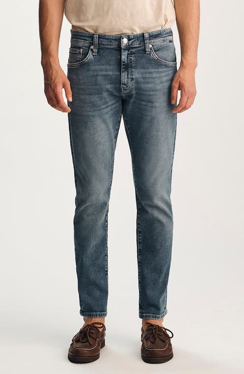 Jake Slim Fit Jeans (Dark Used Brushed) (Regular & Big)