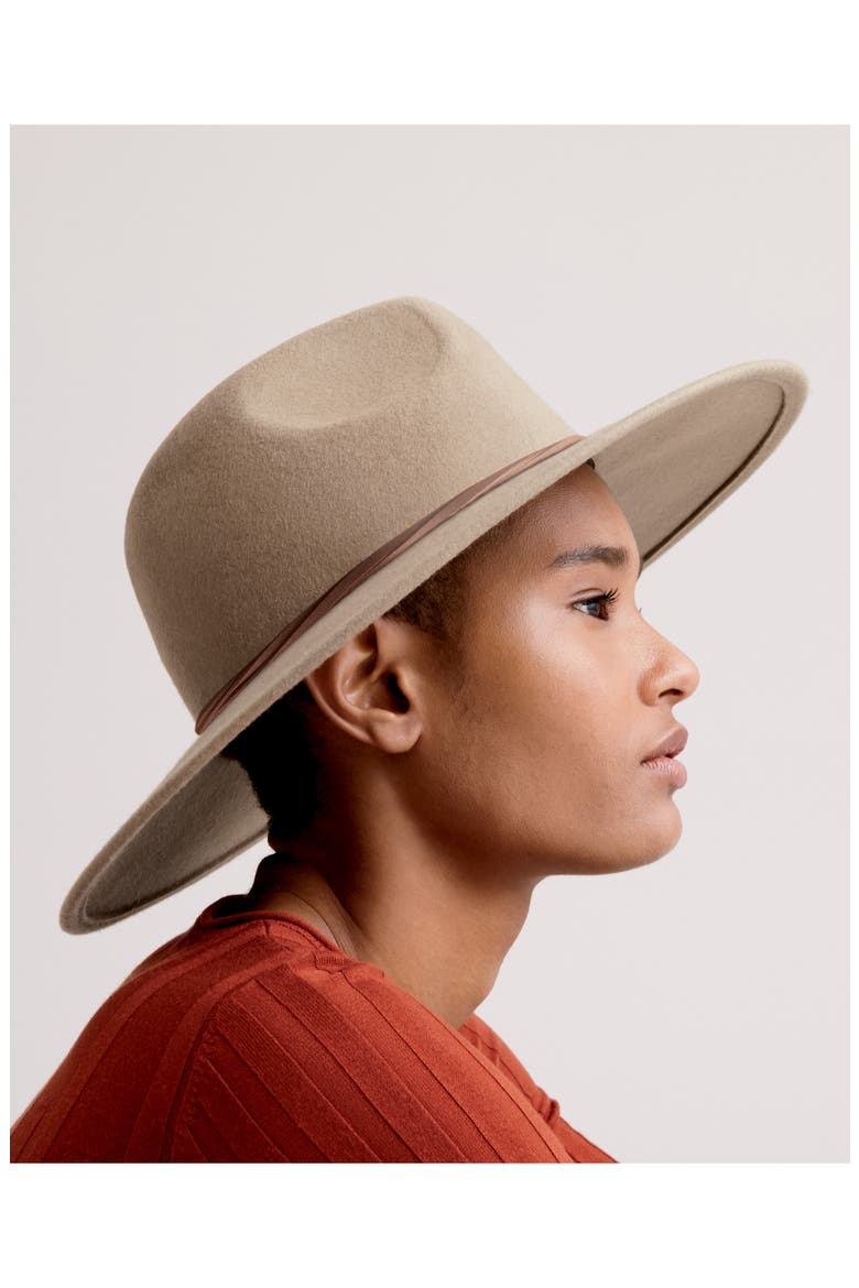 Felt Panama Hat, Alternate, color, BLACK