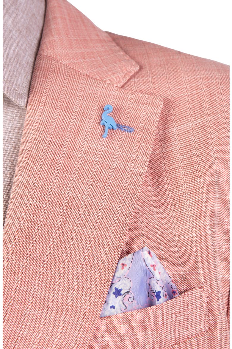 Dobby Sport Coat, Alternate, color, SUNWASHED RED