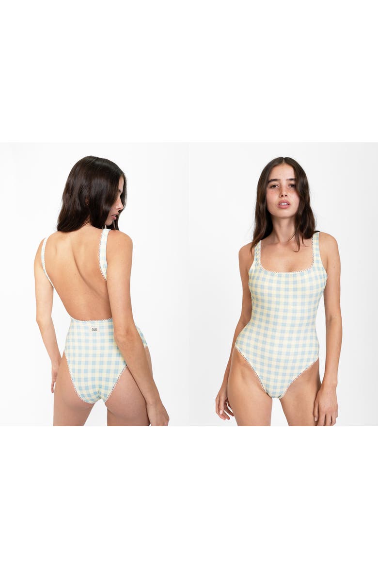 One Piece, Alternate, color, Yellow Plaid