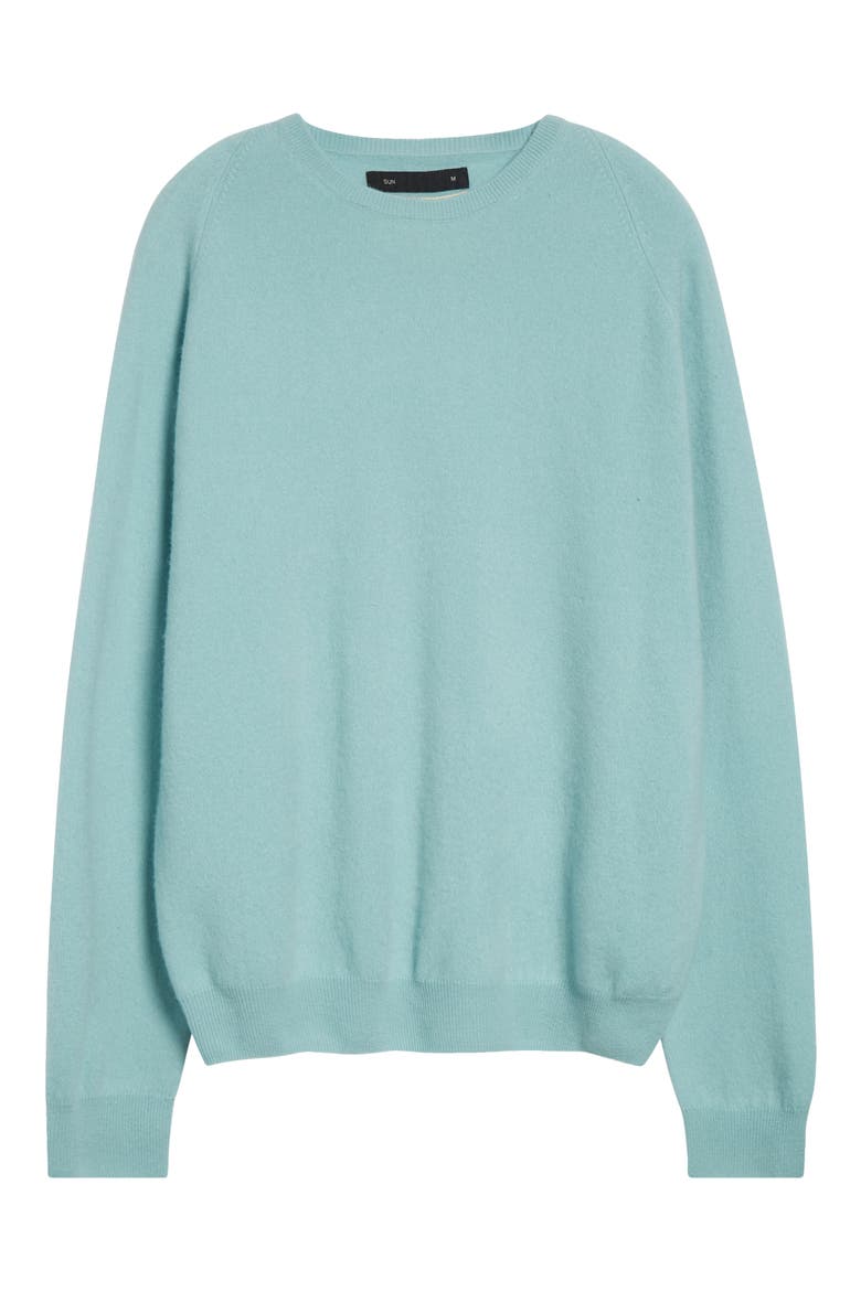 Cashmere Crewneck Sweater, Alternate, color, CLOUD BLUE