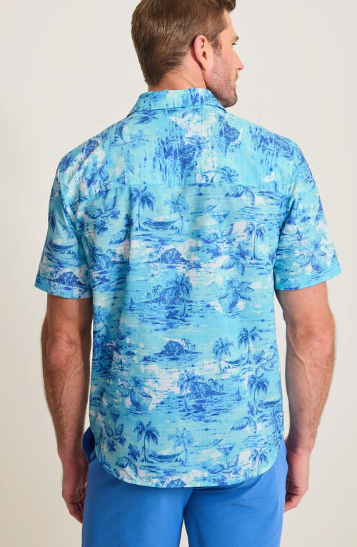 Tommy Bahama Bahama Coast Tidal Pursuit Islandzone® Short Sleeve Button-up Shirt