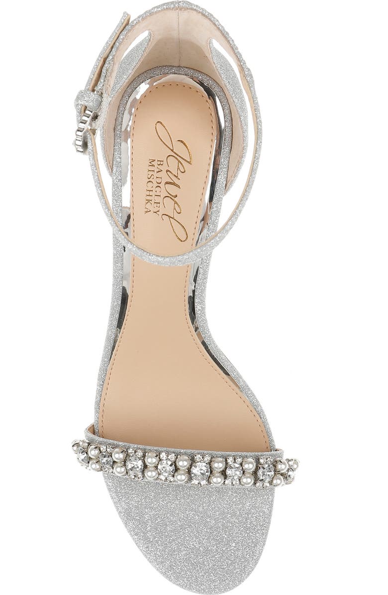 Jewel Badgley Mischka Daylann Ankle Strap Sandal, Alternate, color,