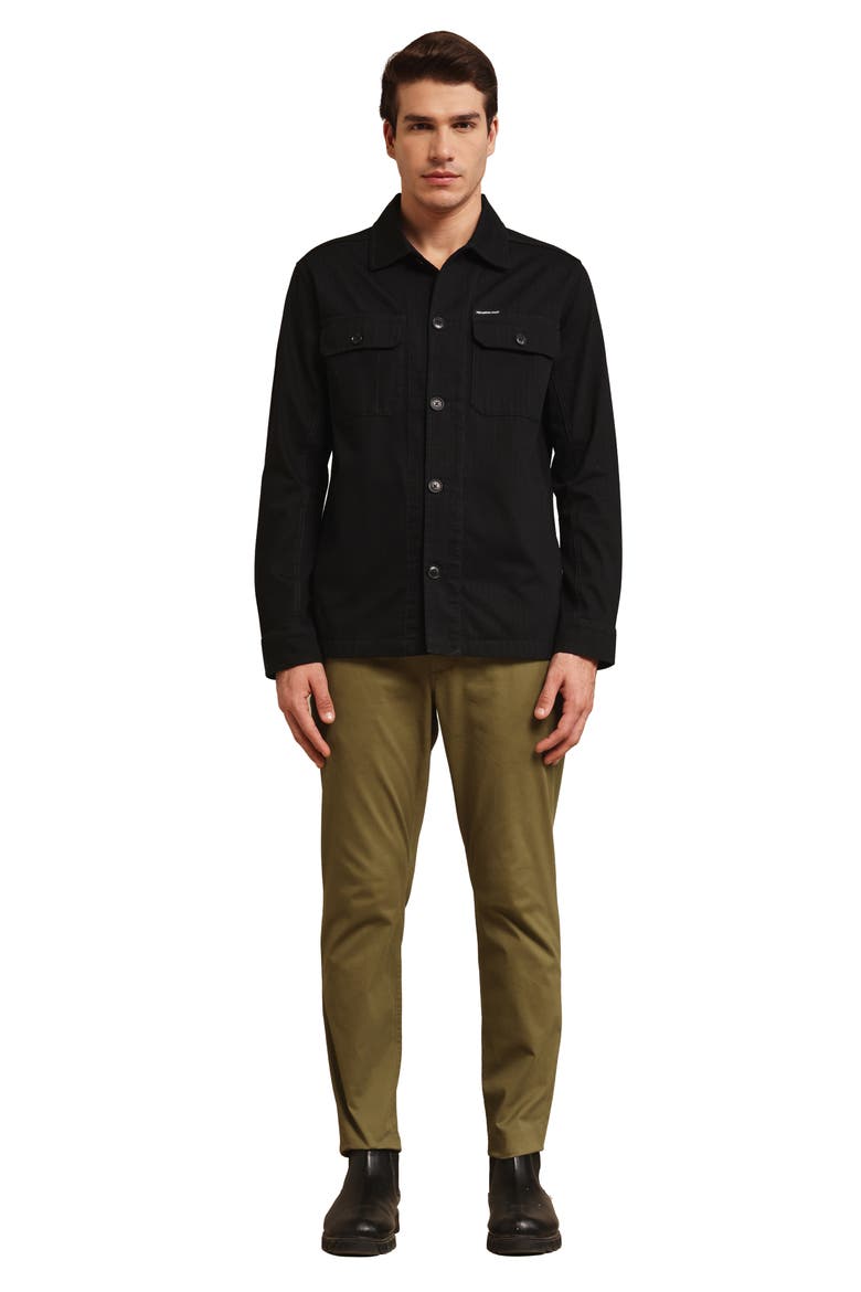 Men's Shirt Jacket, Alternate, color, Black