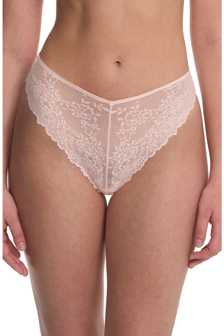 Heavenly High Cut Briefs, Main, color, WHISPER PINK