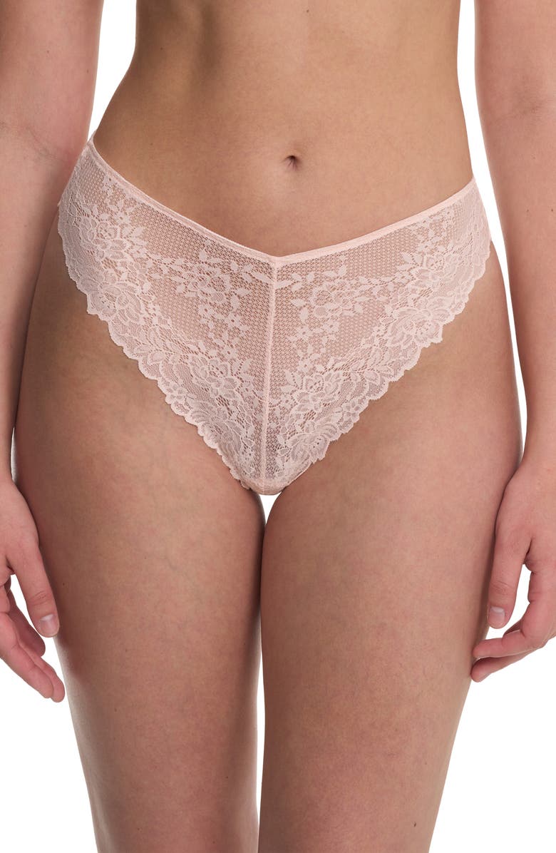 Natori Heavenly High Cut Briefs, Main, color, Whisper Pink