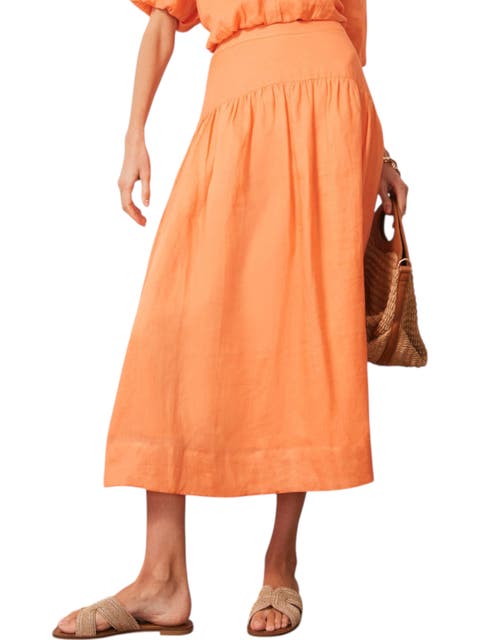Drop Waist Maxi Skirt