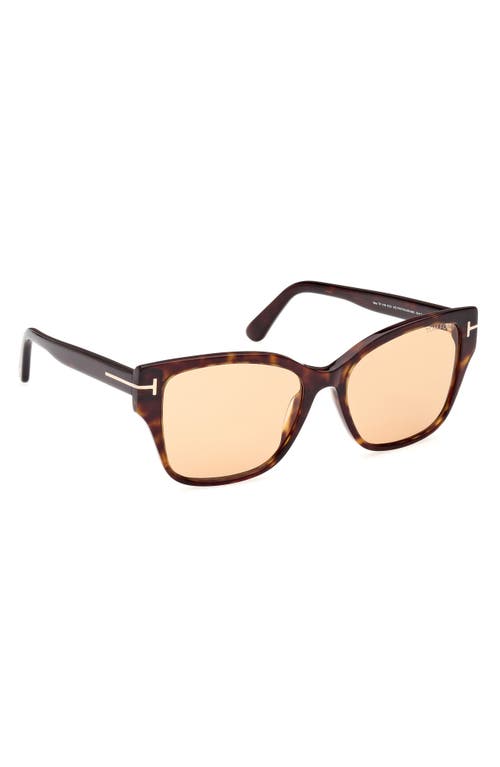Tom Ford Elsa 55mm Butterfly Sunglasses