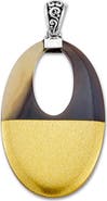 SAMUEL B. Oval Shimmer Pendant