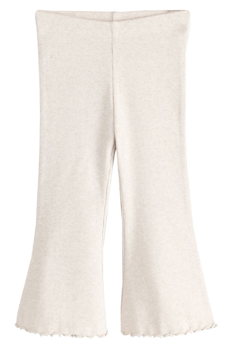 Kids' 5-Pack Stretch Cotton Rib Assorted Flare Leggings, Alternate, color, PURPLE
