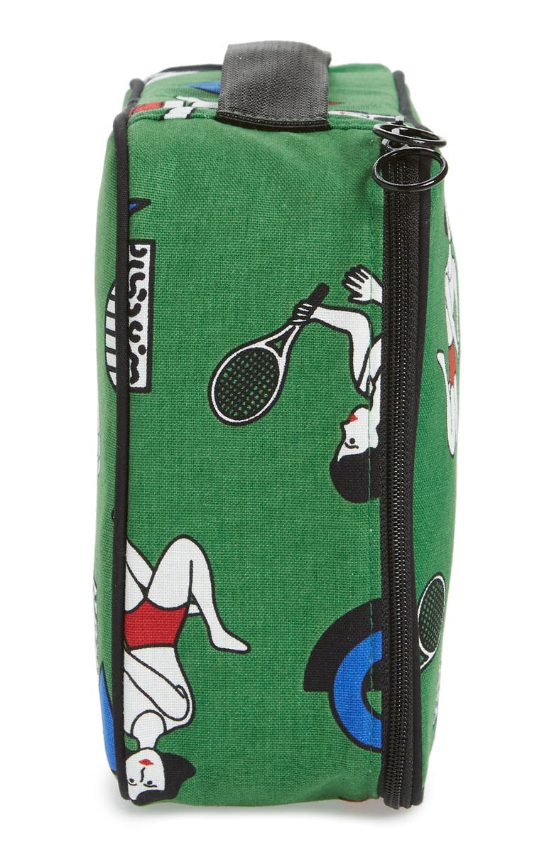 OOHLALA Beauty Multi Block Print Cosmetics Pouch, Alternate, color, 