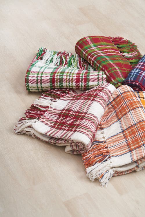 C & F Home C&f Home Plaid Throws In Multi