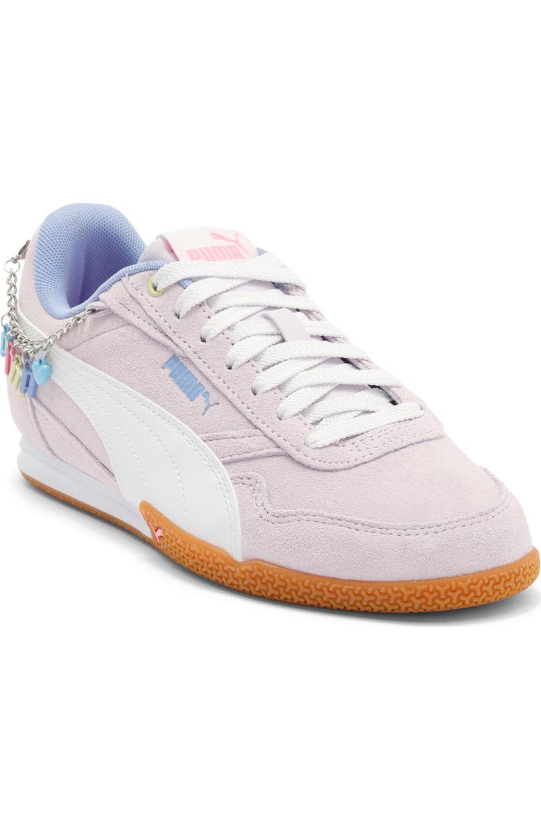 PUMA Kids' Bella Donna Playful Charms Sneaker, Main, color, Lilac Frost/ White/ Lavender