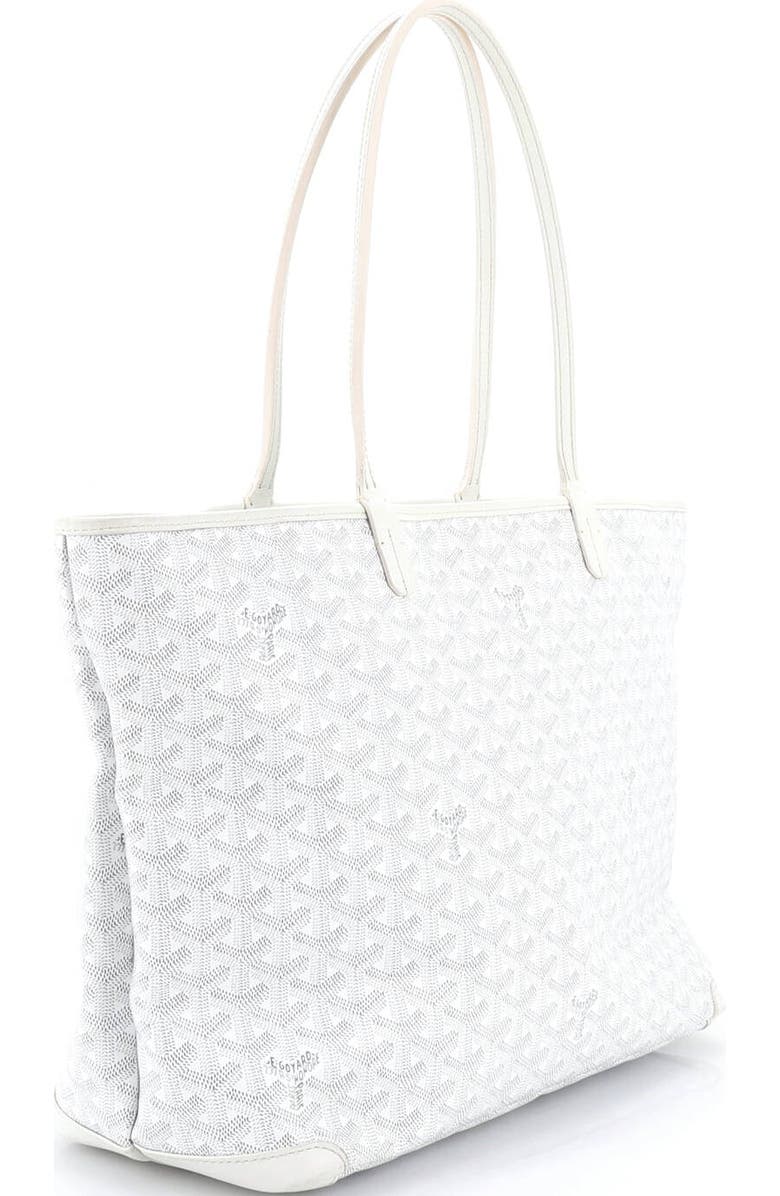 Pre-Owned Goyard Artois Tote Coated Canvas GM, Alternate, color, White