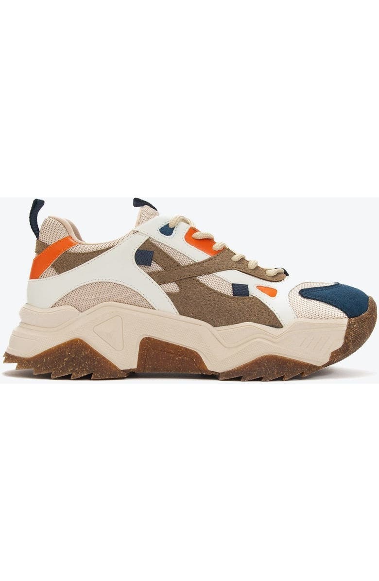 Prologue Shoes Loretta Platform Sneakers, Alternate, color, Navy Multi