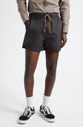 JKEEFER Rollins Stretch Cotton Gabardine Running Shorts