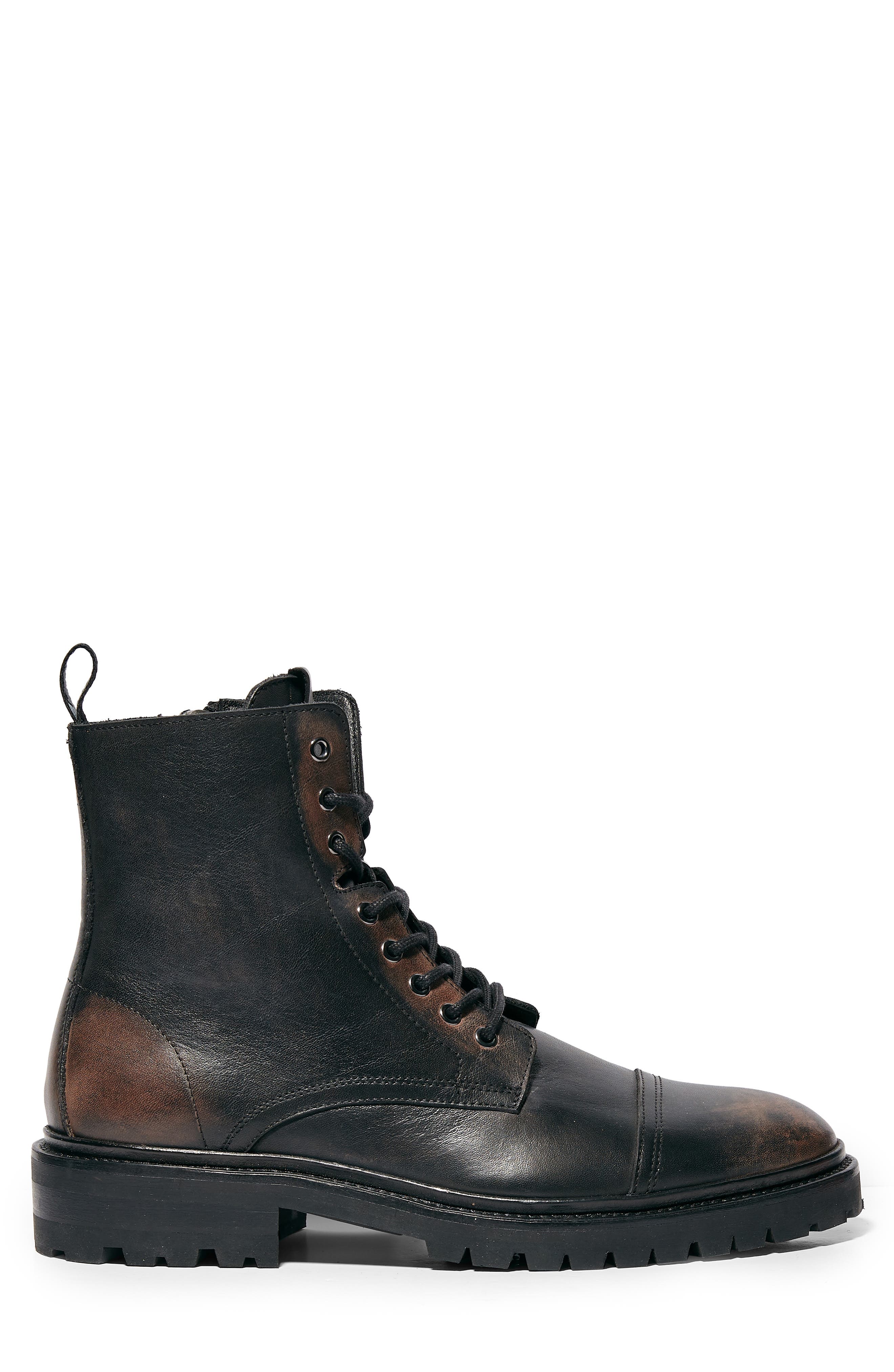AllSaints Piero Cap Toe Boot, Alternate, color, 
